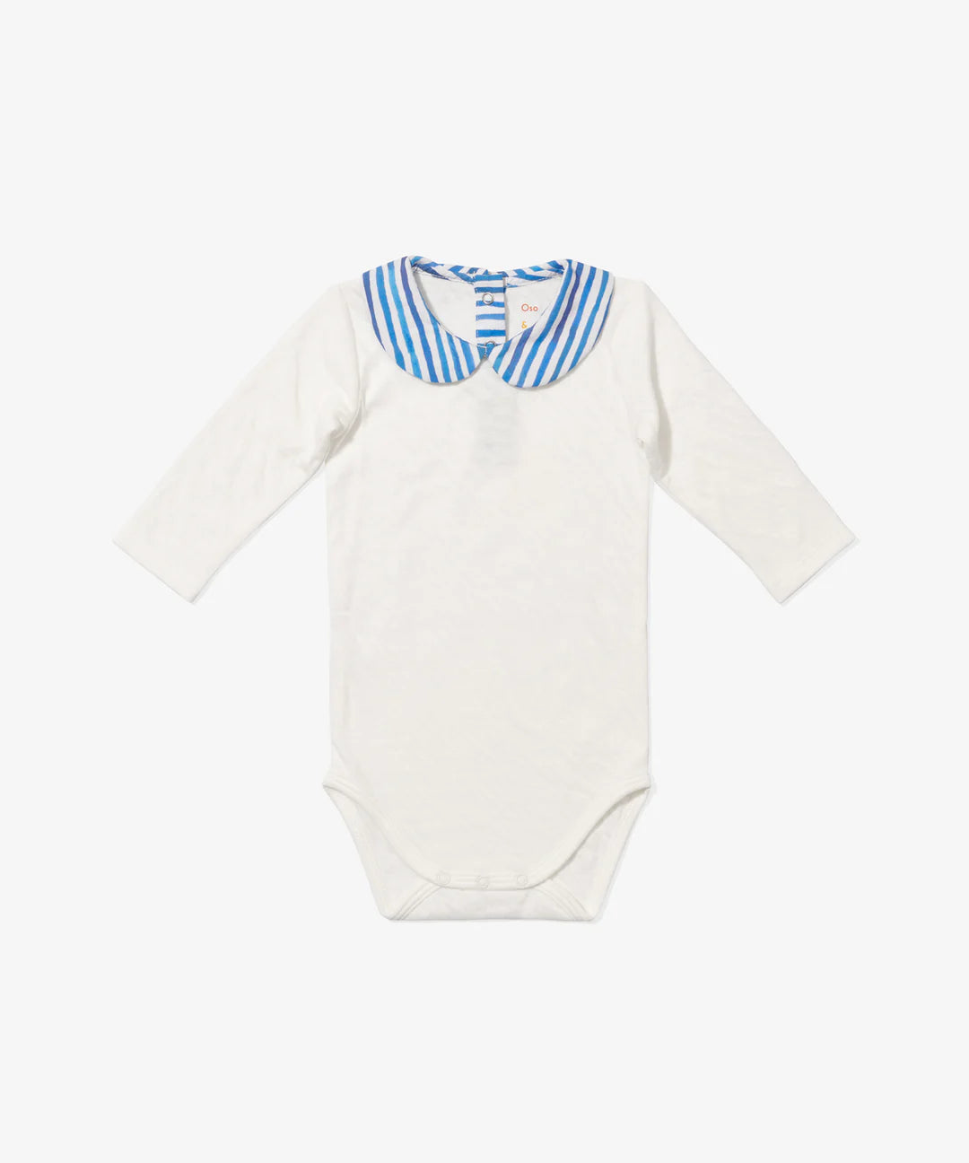 Piped Peter Pan Onesie - Watercress main image 1