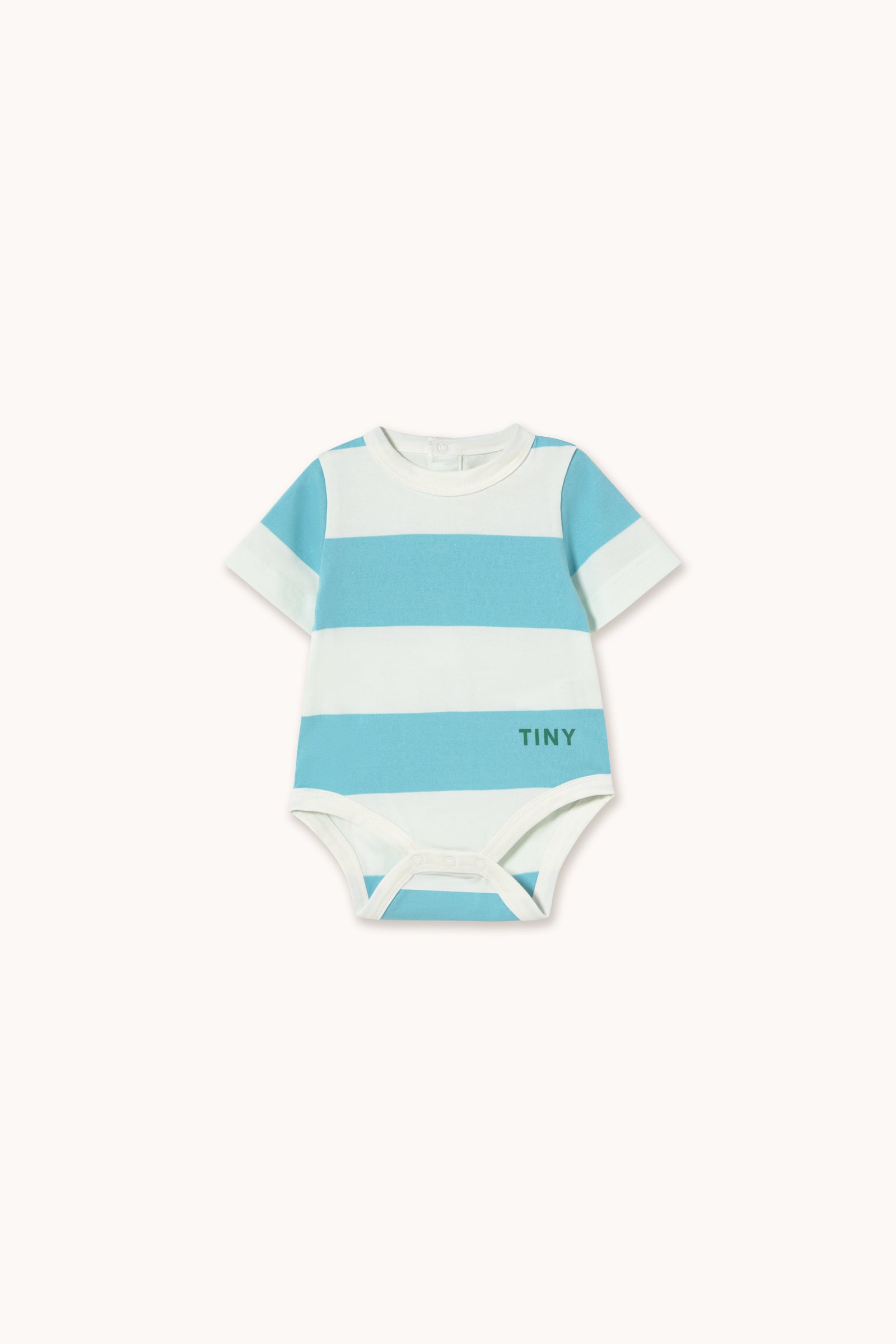 Cyan Stripes Knit Body | Marigold Modern Kids