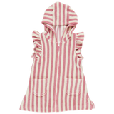 Girls Terry Cover-up | Pink Stripe