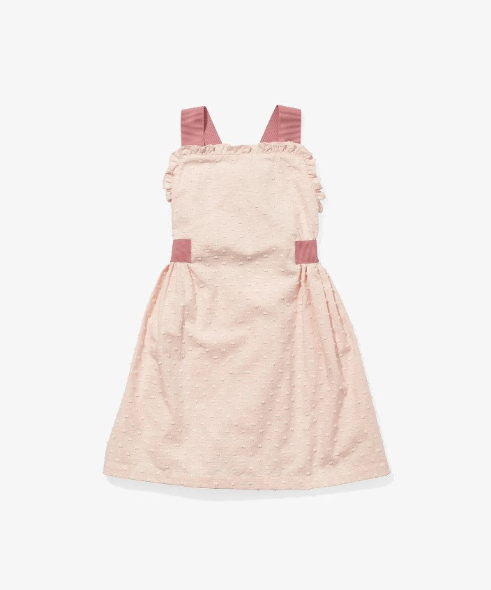 Carolyn Dress | Pink Swiss Dot