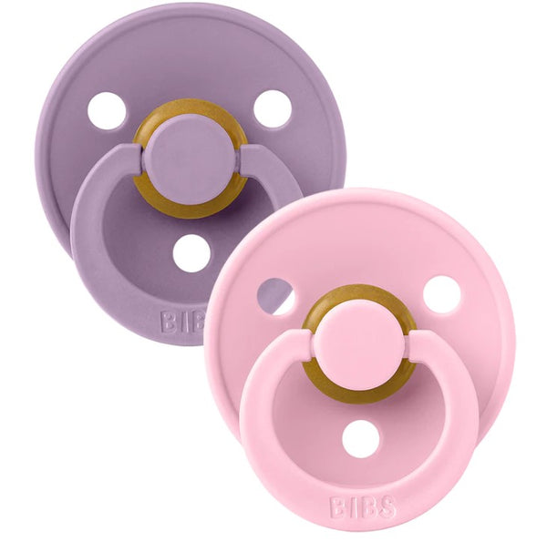 Bibs Pacifier 2 Pack - Lavender/Baby Pink