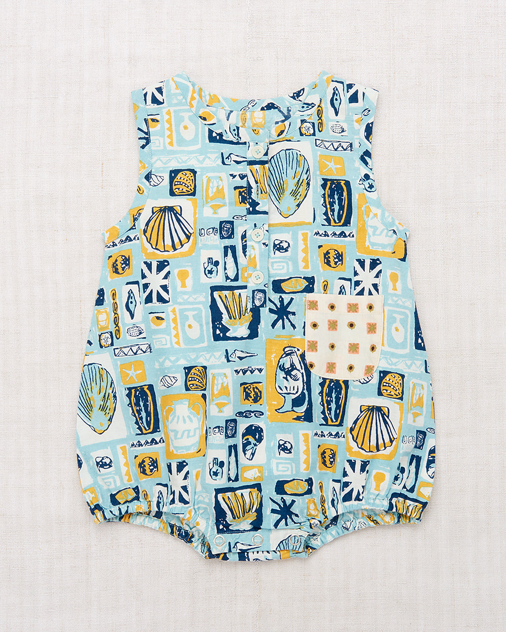 Misha and Puff Jude Romper | Sky Collection | Marigold