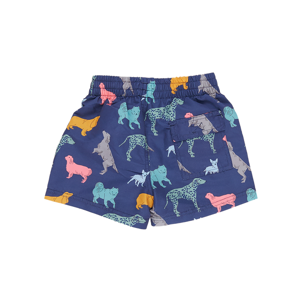 Baby Boys Swim trunk | Navy Dogs