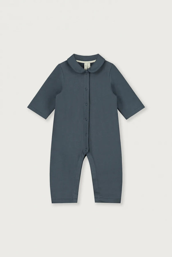 Baby Collar Suit | Blue Grey