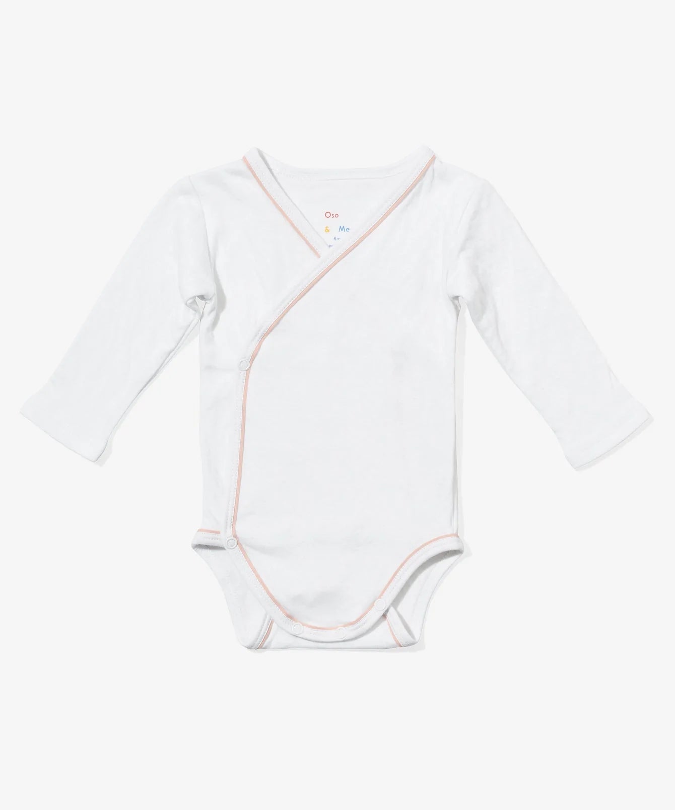 baby crossbody onesie pink main image 1