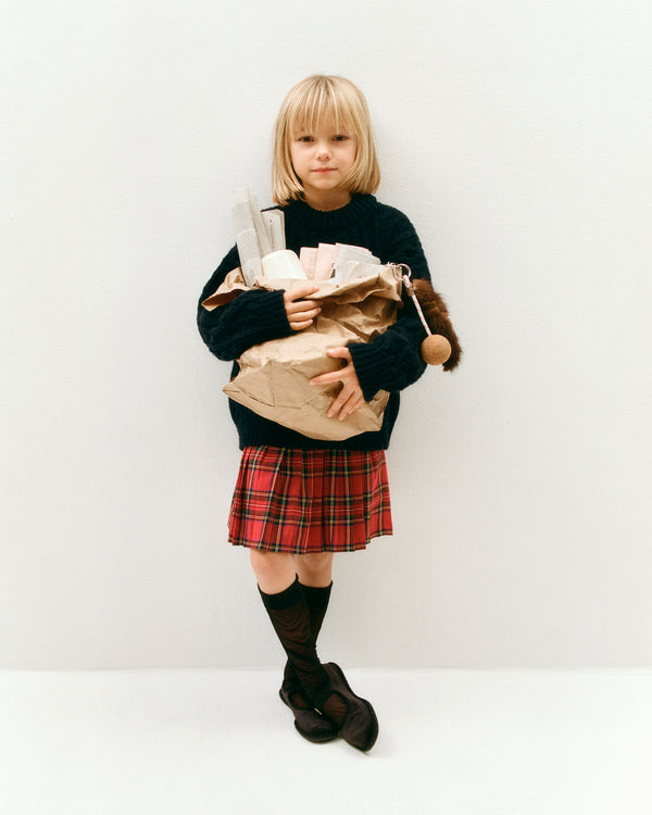 Martina Skirt | Galactic Red Check