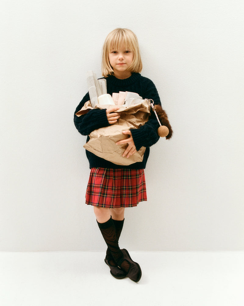 Martina Skirt | Galactic Red Check