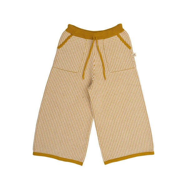 Knit Pants | Multi Mustard