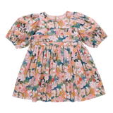 Girls Evelyn Dress | Watercolor Floral