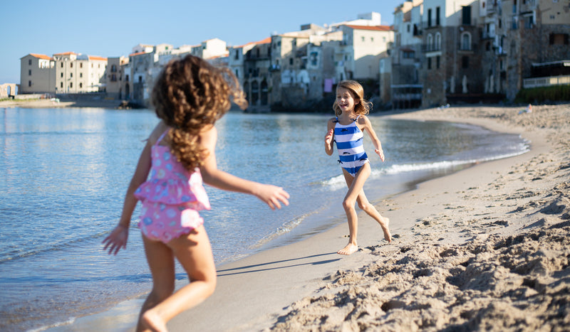 Baby Girls Joy Tankini | Pink Seashells