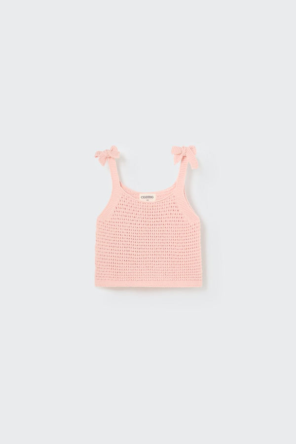 Tricot Baby Top | Crystal Pink