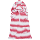 Girls Terry Coverup | Rapture Rose Stripe