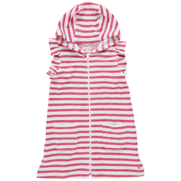 Girls Terry Coverup | Rapture Rose Stripe