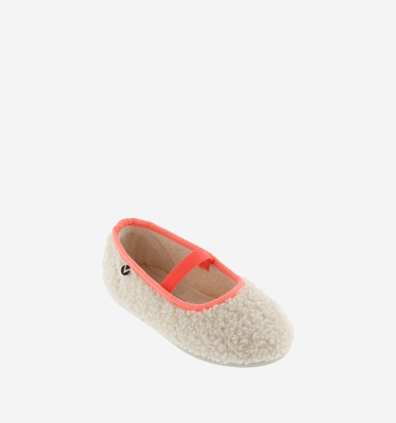 Shearling Mary Jane Flats