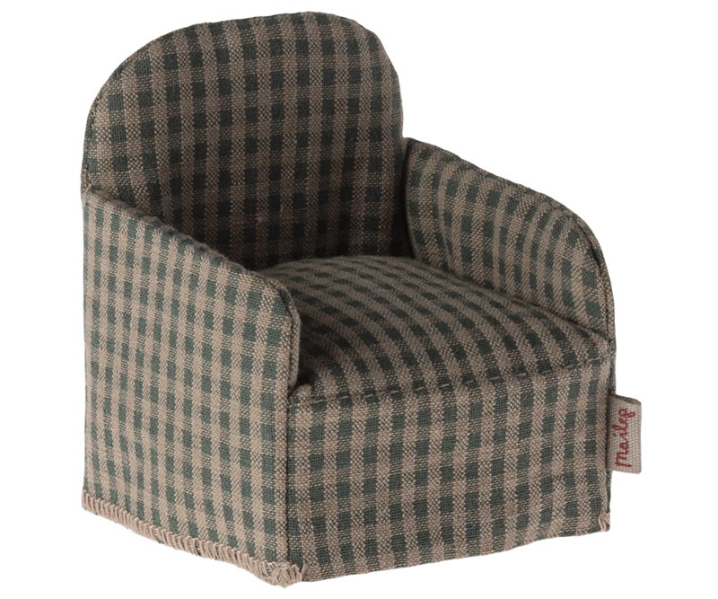 Chair, Mouse | Green Checker