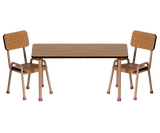 Table and chair set, Mouse | Dark powder