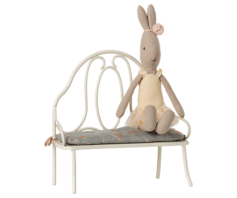 Vintage bench, Miniature | Off White