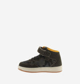 Tiempo Strap Split Leather Mid Boot | Khaki