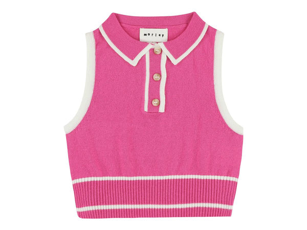 Upgrade Sleeveless Sweater | Pink
