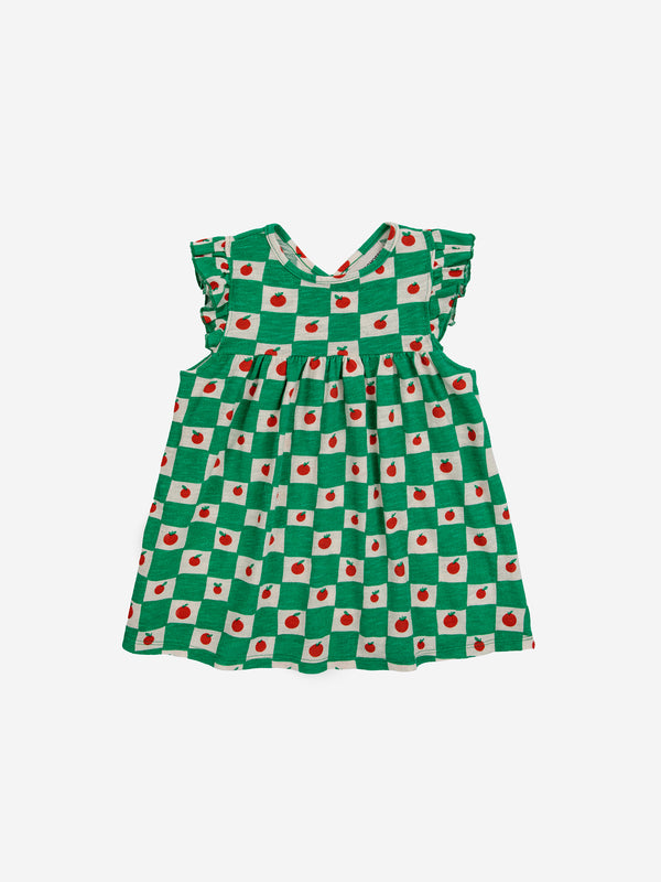 Baby Tomato All Over Ruffle Dress