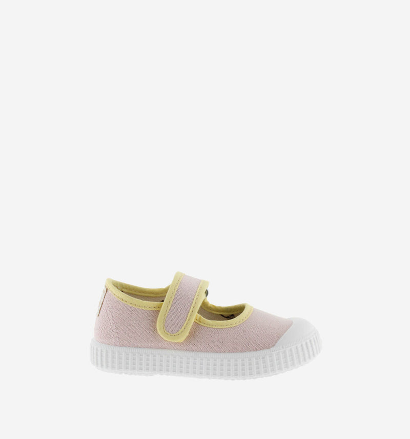 Mary Jane Sneaker | Shiny Pink