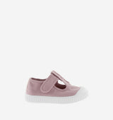 Canvas T-Strap | Pastel Pink