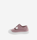 Canvas T-Strap | Pastel Pink
