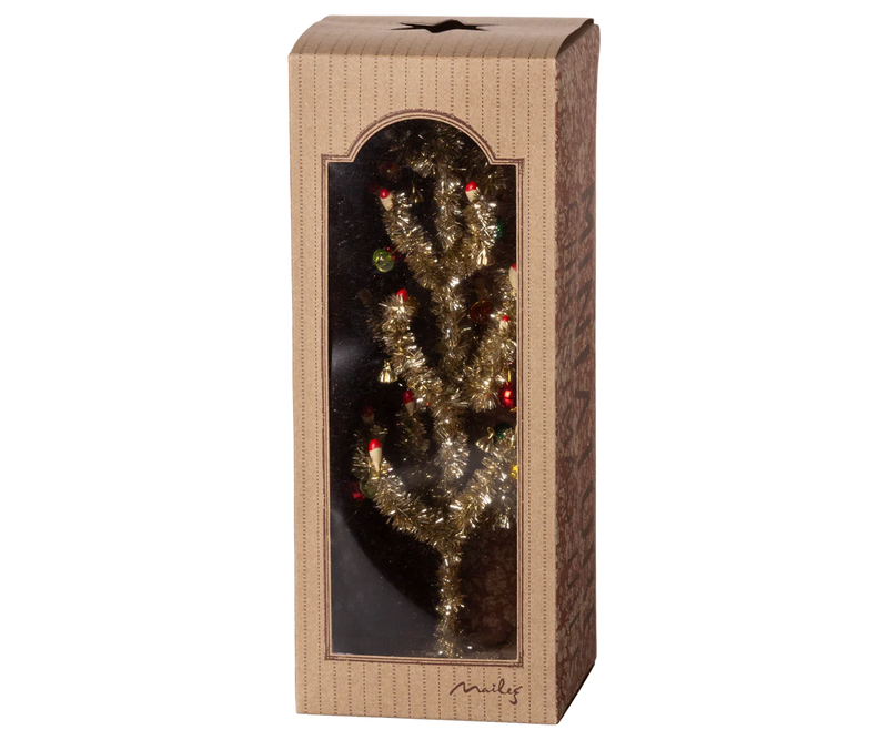 Christmas tree, Gold | Red and green decoration