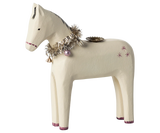 Wooden candle holder, Small horse