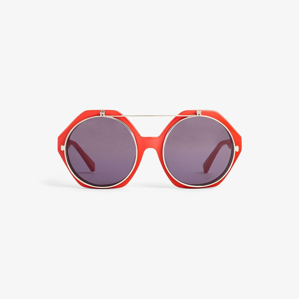 Flip Up Sunglasses | Red