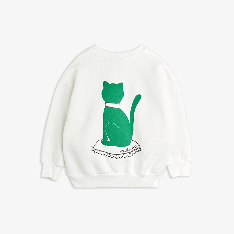 Cat Sweatshirt | White