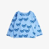 Bow Long Sleeve T-shirt | Blue