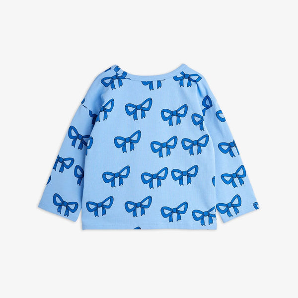 Bow Long Sleeve T-shirt | Blue