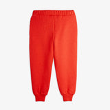 Dog Embroidered Sweatpants | Red