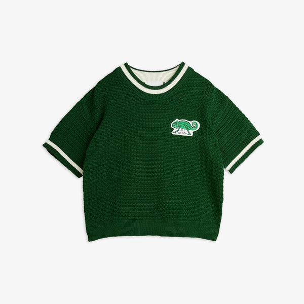 Lizard Knitted T-shirt | Green