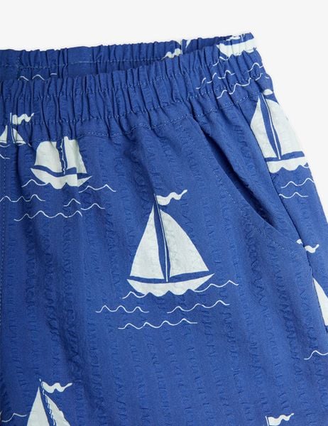 Sailing boats woven shorts | Blue