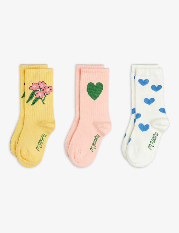 Alpine Flowers 3-Pack Socks | Multi