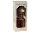 Winter Mouse with Ski Set, Mum | Red