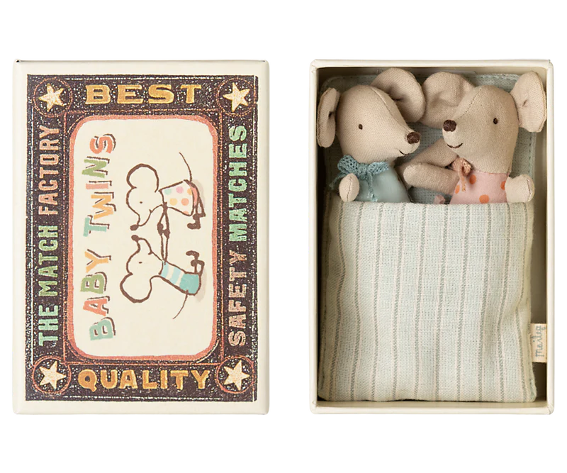 Twins, Baby mice in matchbox