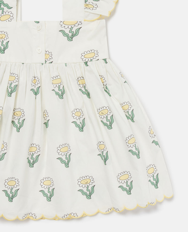 Daisies Sleeveless Dress and Bloomers Set