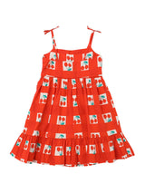 Cherry Print Gingham Dress