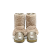 Wadudu Exclusive Boots | Poodle | Light Beige Sheep Wool