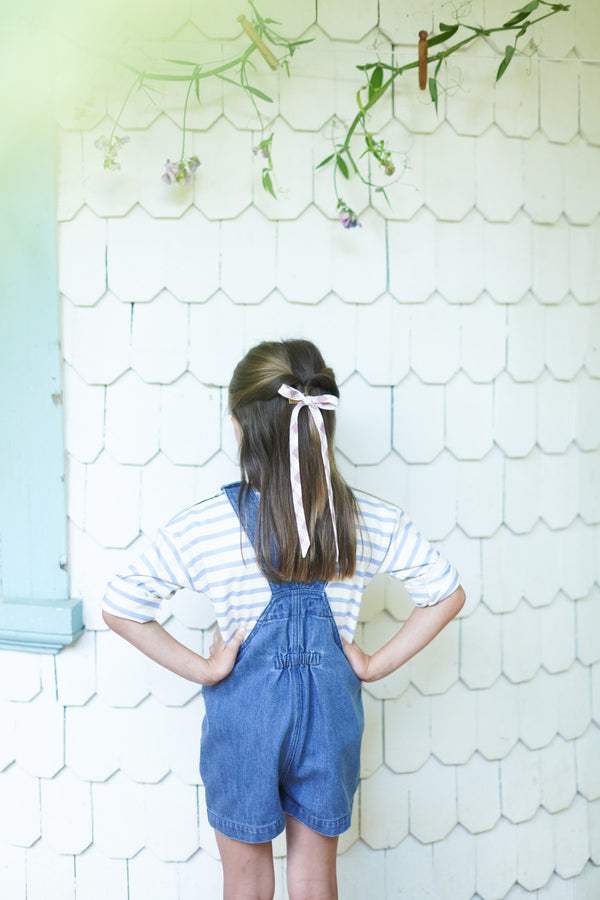 Boxy Tee | Stripe Sky