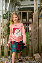 Girls Maribelle Bow Skirt | Red Tartan