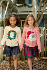 Girls Maribelle Bow Skirt | Red Tartan