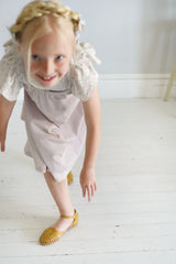 Angel Tee | Flower Dress Print - Azul