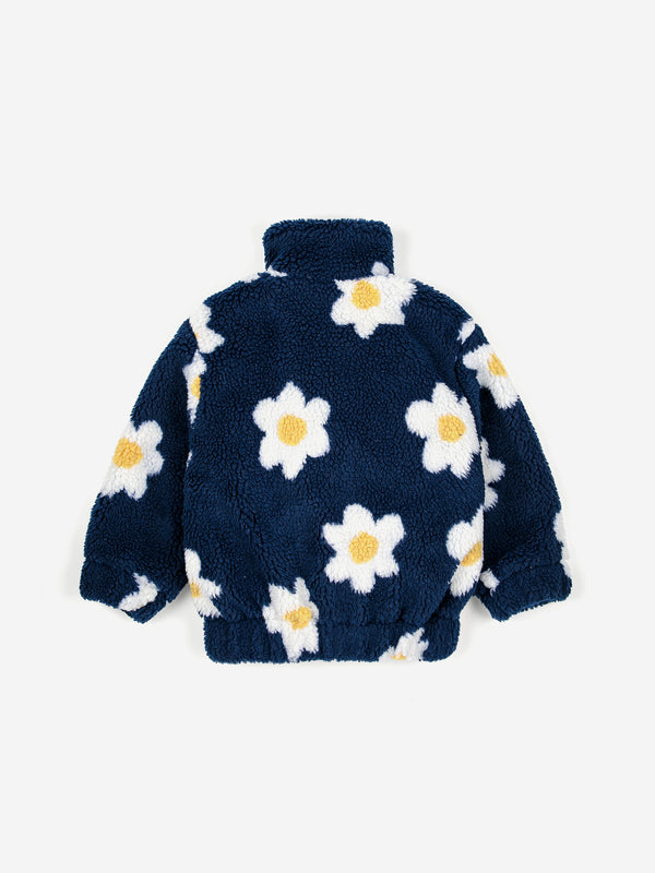 Big Flower Jacquard Bomber Jacket