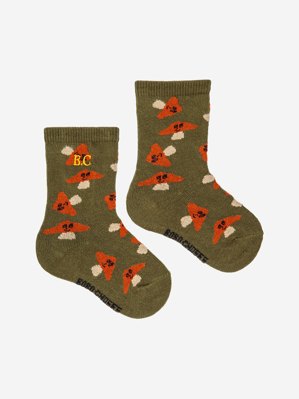 Baby Mr. Mushroom All Over Long Socks
