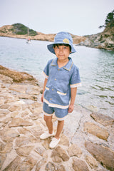 Seaside Bucket Hat | Blue Slate