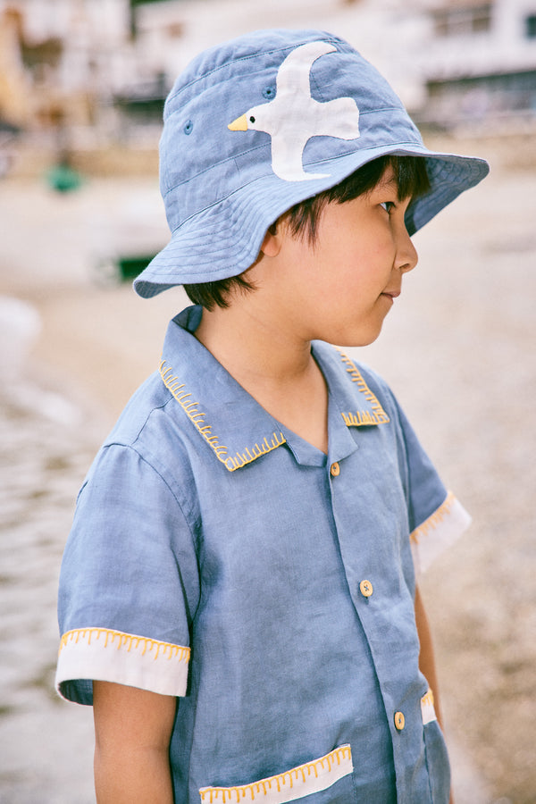 Leon Top | Blue Slate
